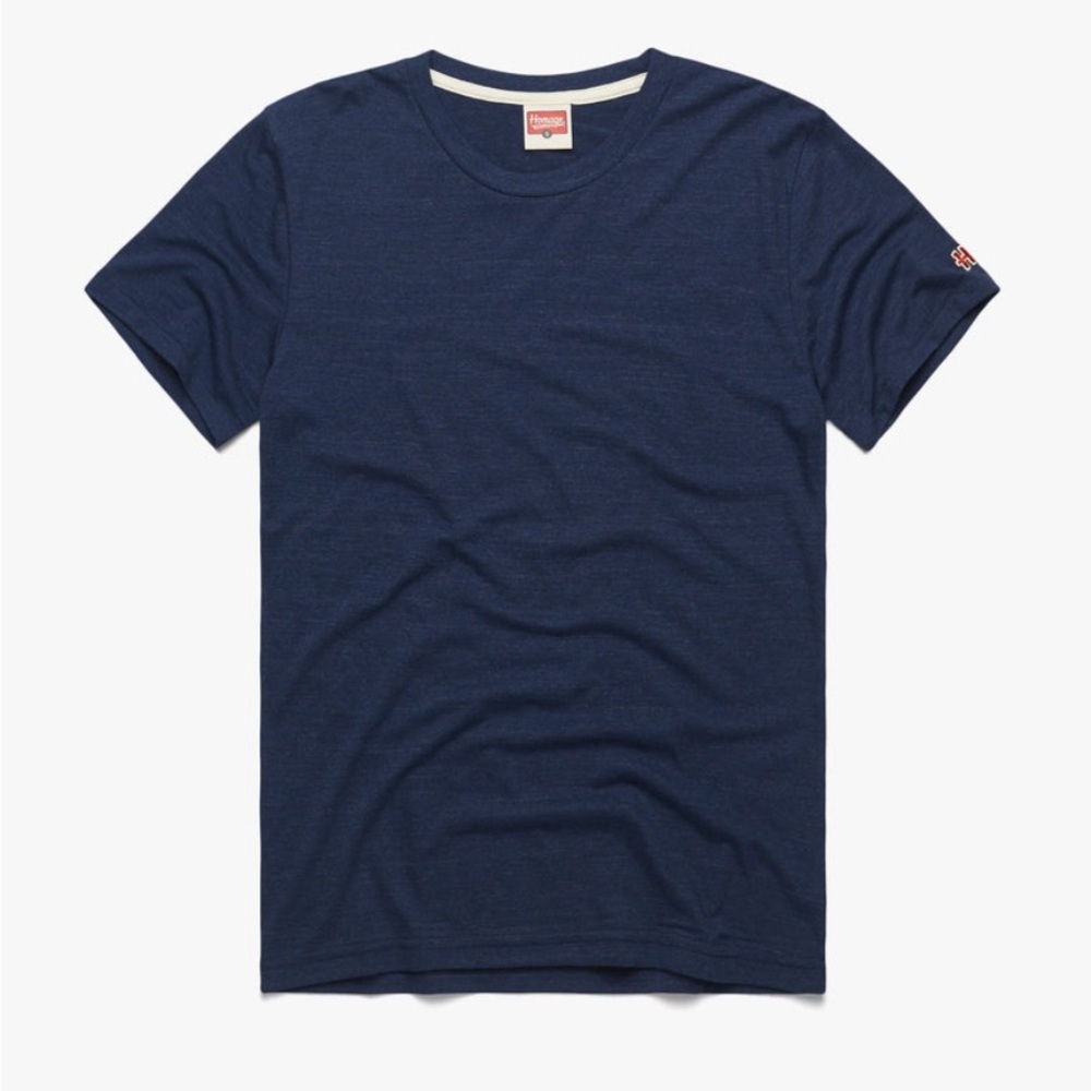 Navy Homage Go-To Crewneck Tee